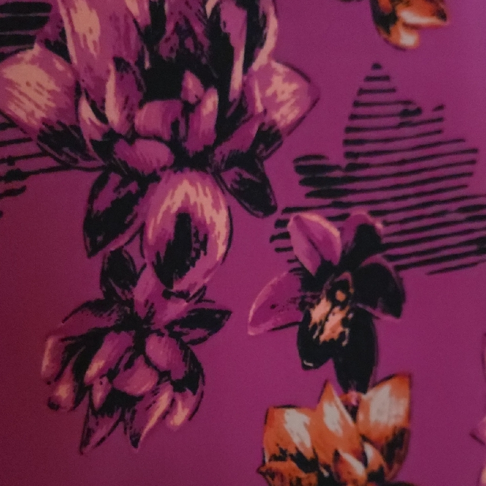 Apt. 9 Floral Cold Shoulder Blouse - Picture 5 of 6